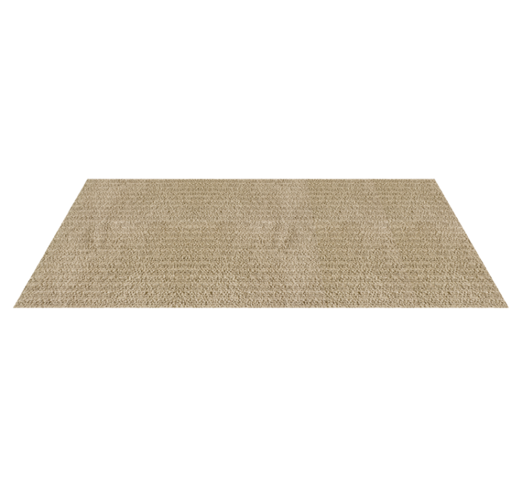 Alfombra vinilo pasillo moderna tela beige - TenVinilo