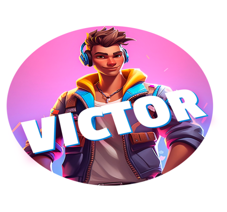 Alfombra vinilo dormitorio personaje masculino de videojuegosPers - TenVinilo