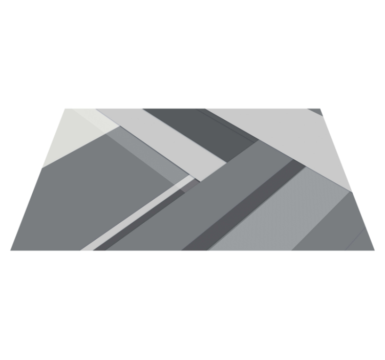 Alfombra de vinilo oficina geométrico gris - TenVinilo