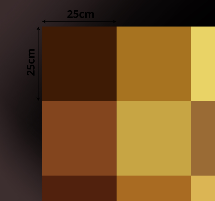 Alfombra de vinilo geométrica Sombra azul - TenVinilo