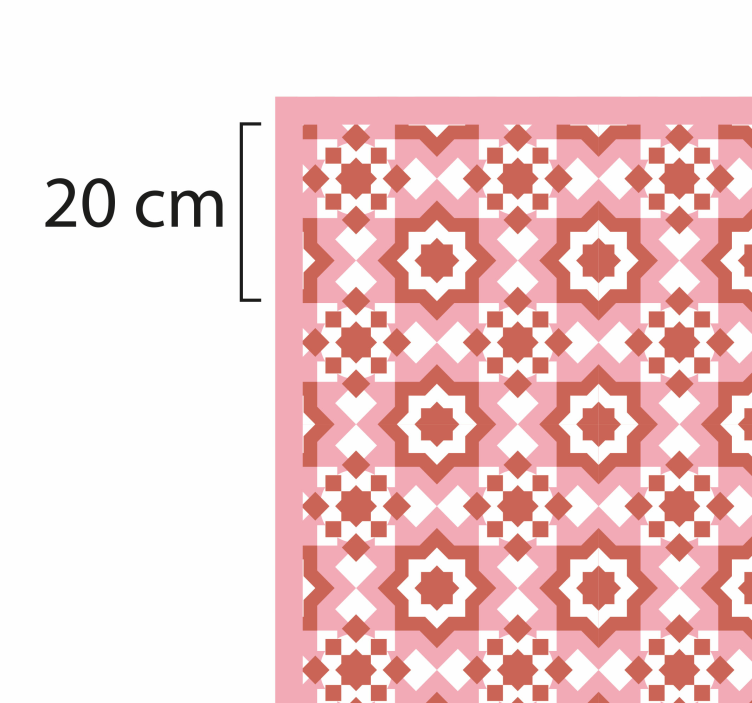 Alfombra hidráulica vinílica color rojo - TenVinilo