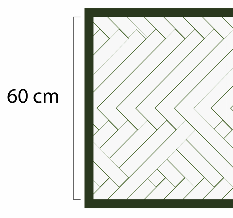 Alfombra vinílica cocina corredor de cocina chevron - TenVinilo
