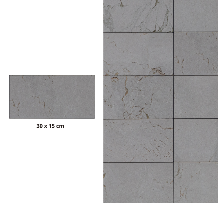 Alfombra vinílica textura Collage de concreto - TenVinilo