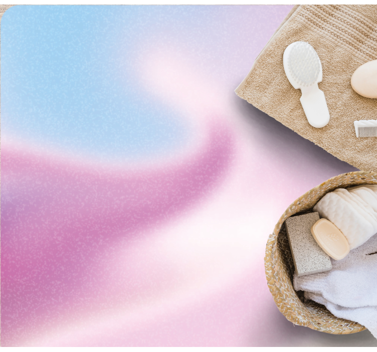 Alfombra vinilo oficina Gradiente de textura de agua granulada - TenVinilo