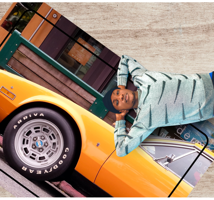 Alfombra vinílica vintage Detomaso pantera - TenVinilo