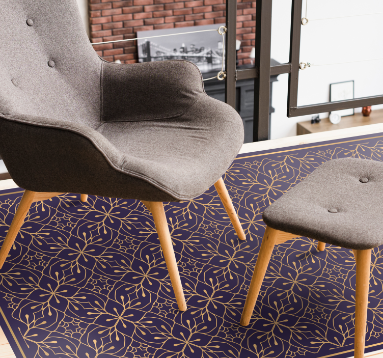 Alfombra vinílica vintage Estilo vintage - TenVinilo