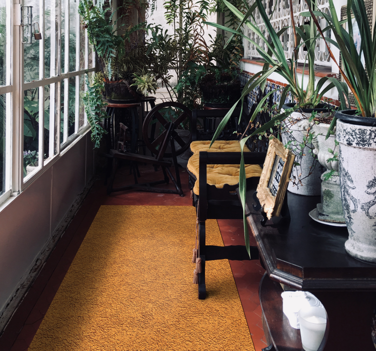 Alfombra vinílica imitación superficie ámbar texturizada - TenVinilo