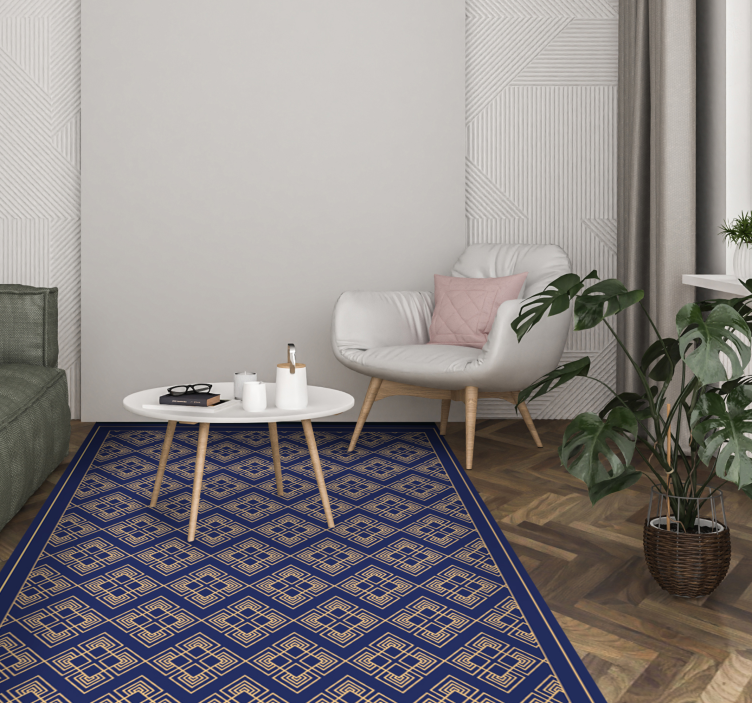 Alfombra vinílica mandala mandala geométrica - TenVinilo