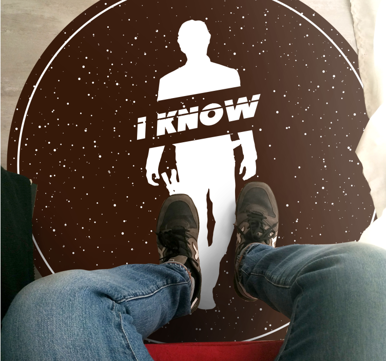 Alfombra vinílica minimalista silueta minimalista - TenVinilo