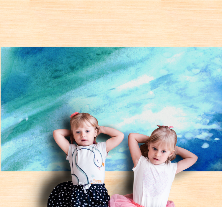 Alfombra vinílica textura flujo abstracto de agua - TenVinilo