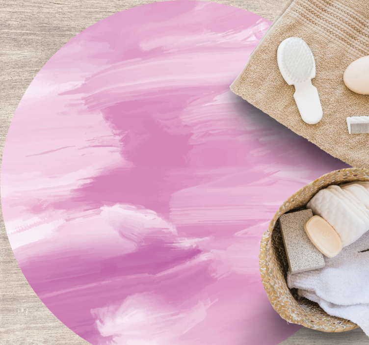 Alfombra vinílica textura giros suaves de rosa - TenVinilo