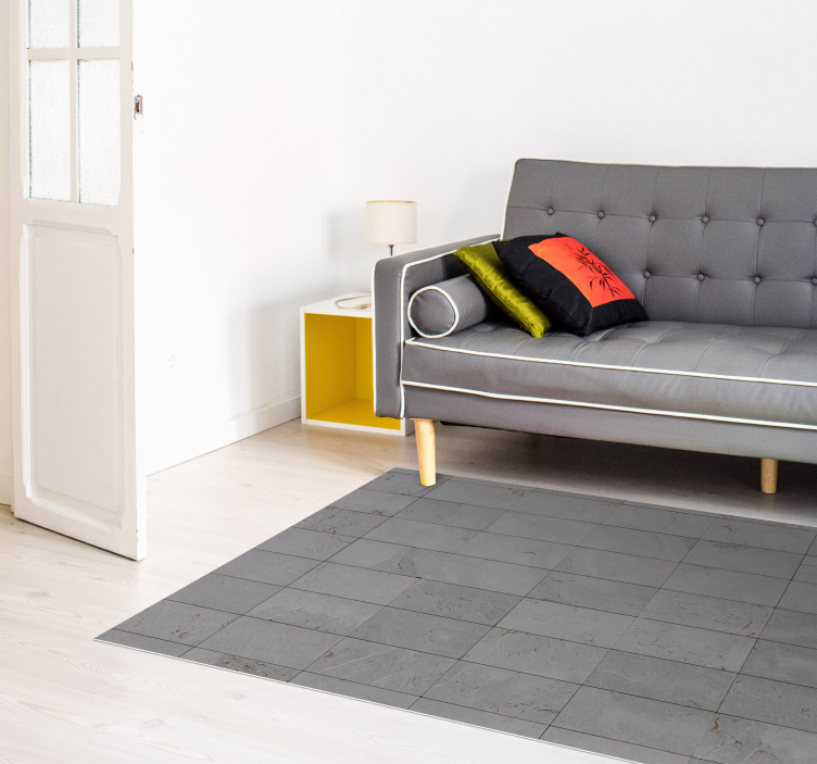 Alfombra vinílica textura Collage de concreto - TenVinilo