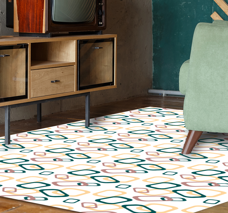 Alfombras vinílicas modernas Formas irregulares abstractas - TenVinilo