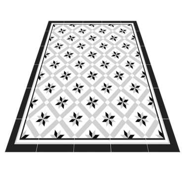 Alfombra vinílica cocina negro hidráulico - TenVinilo