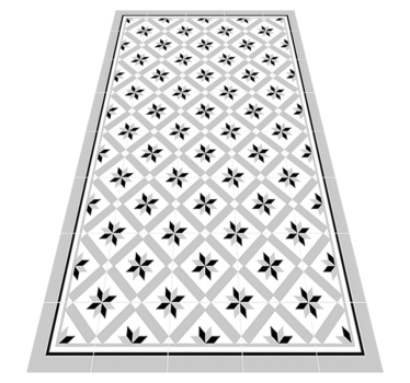 Alfombra vinílica cocina gris hidráulico - TenVinilo