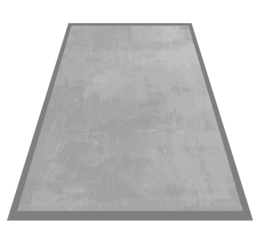 Alfombra vinílica cocina gris liso - TenVinilo