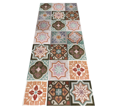 Alfombra vinílica cocina piastrelina siciliana - TenVinilo