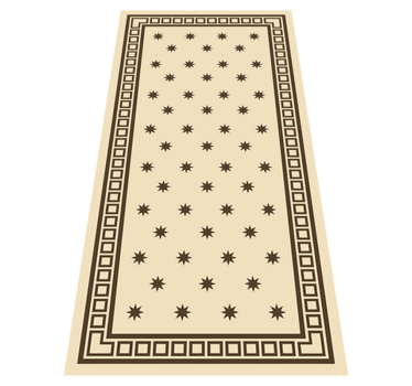 Alfombra vinílica cocina motivo beige vintage - TenVinilo
