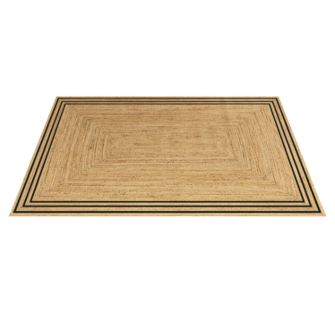 Alfombra vinílica cocina textura yute natural - TenVinilo