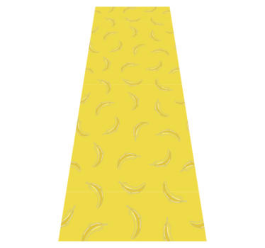 Alfombra vinílica cocina amarillo plátano - TenVinilo