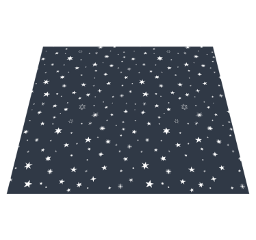 Alfombra vinílica dormitorio cielo nocturno - TenVinilo