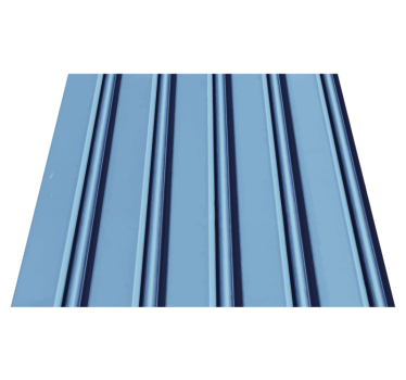 Alfombra vinílica dormitorio rayas azules verticales - TenVinilo