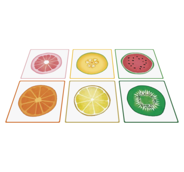 Alfombra vinílica cocina frutas en rodajas - TenVinilo
