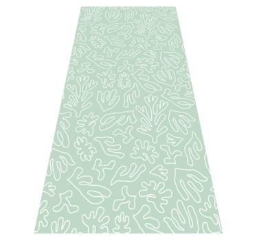 Alfombra vinílica cocina algas green think - TenVinilo
