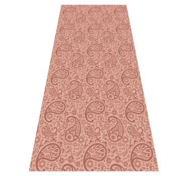 Alfombra vinílica cocina patrón paisley - TenVinilo