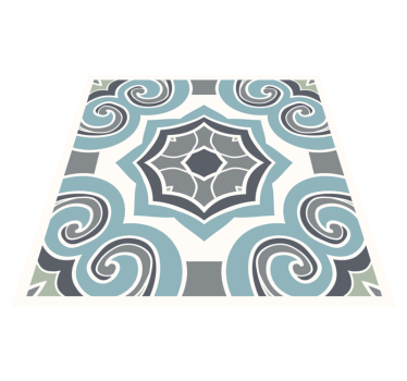 Alfombra vinílica cocina estilo portugués - TenVinilo