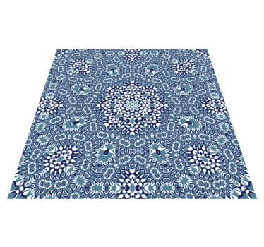 Alfombra vinílica cocina mandala de mosaico - TenVinilo