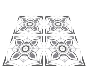 Alfombra vinílica cocina adhesivo de azulejos portugueses - TenVinilo