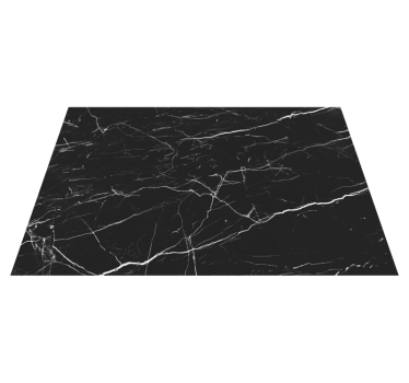 Alfombra vinílica cocina mármol negro - TenVinilo