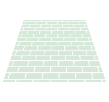 Alfombra vinílica cocina adhesivo de ladrillos verdes - TenVinilo