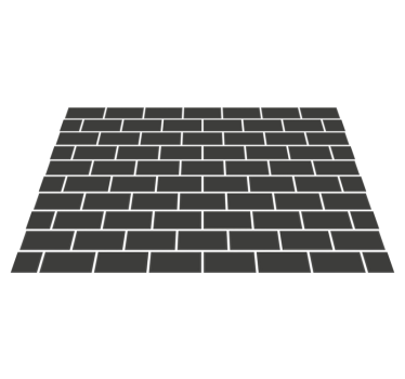 Alfombra vinílica cocina ladrillos oscuros - TenVinilo