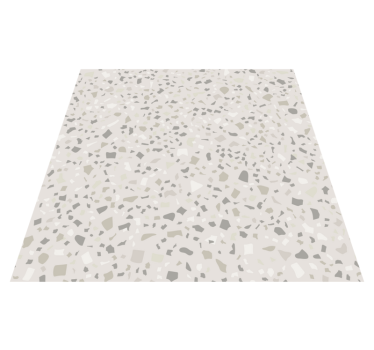 Alfombra vinílica cocina terrazzo gris - TenVinilo