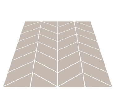 Alfombra vinílica cocina estilo escandinavo beige y blanco - TenVinilo