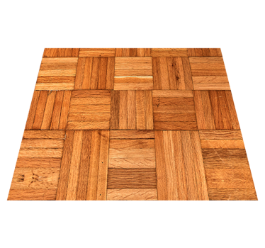 Alfombra vinílica oficina - protegida por la trama de madera - TenVinilo