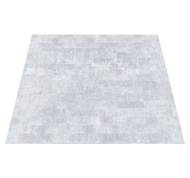 Alfombra vinílica oficina patrón ladrillo gris envejecido - TenVinilo