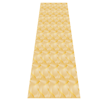 Alfombra vinílica oficina ola de oro ilusión - TenVinilo