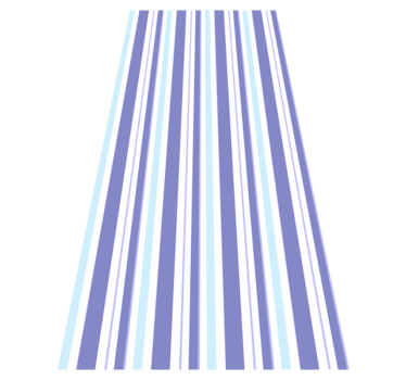 Alfombra vinílica dormitorio rayas verticales azules - TenVinilo