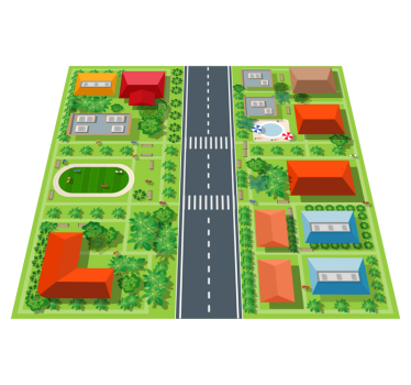 Alfombra carretera para niños - TenVinilo