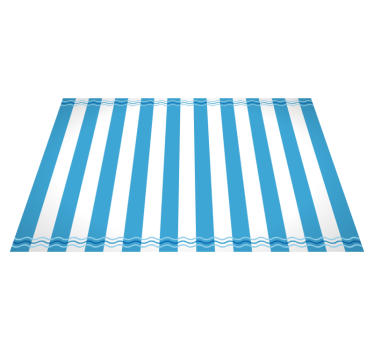 Alfombra pvc marinera raya azul y blanca - TenVinilo