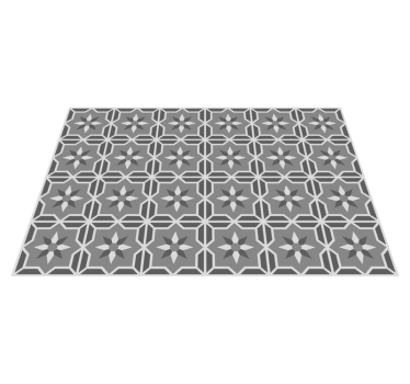 Alfombra vinilo cocina azulejos gris claro - TenVinilo