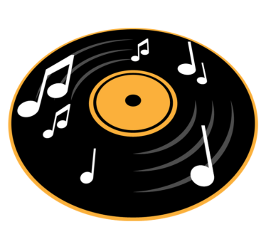 Alfombra de vinilo juvenil Notas musicales - TenVinilo