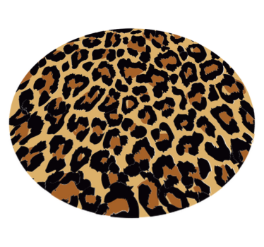 Alfombra vinilo animal print estilo leopardo - TenVinilo