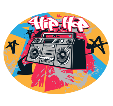 Alfombra vinilo dormitorio Bailarina de hip hop - TenVinilo