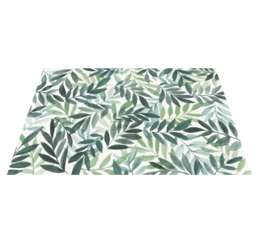 Alfombra vinílica dormitorio fondo natural - TenVinilo