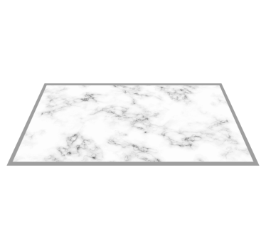 Alfombra vinilo cocina piedra mármol gris - TenVinilo