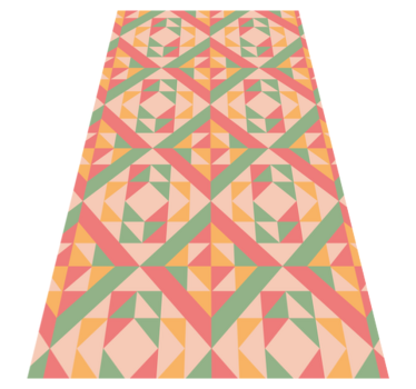 Alfombra de vinilo textura con patrón de pavimento - TenVinilo